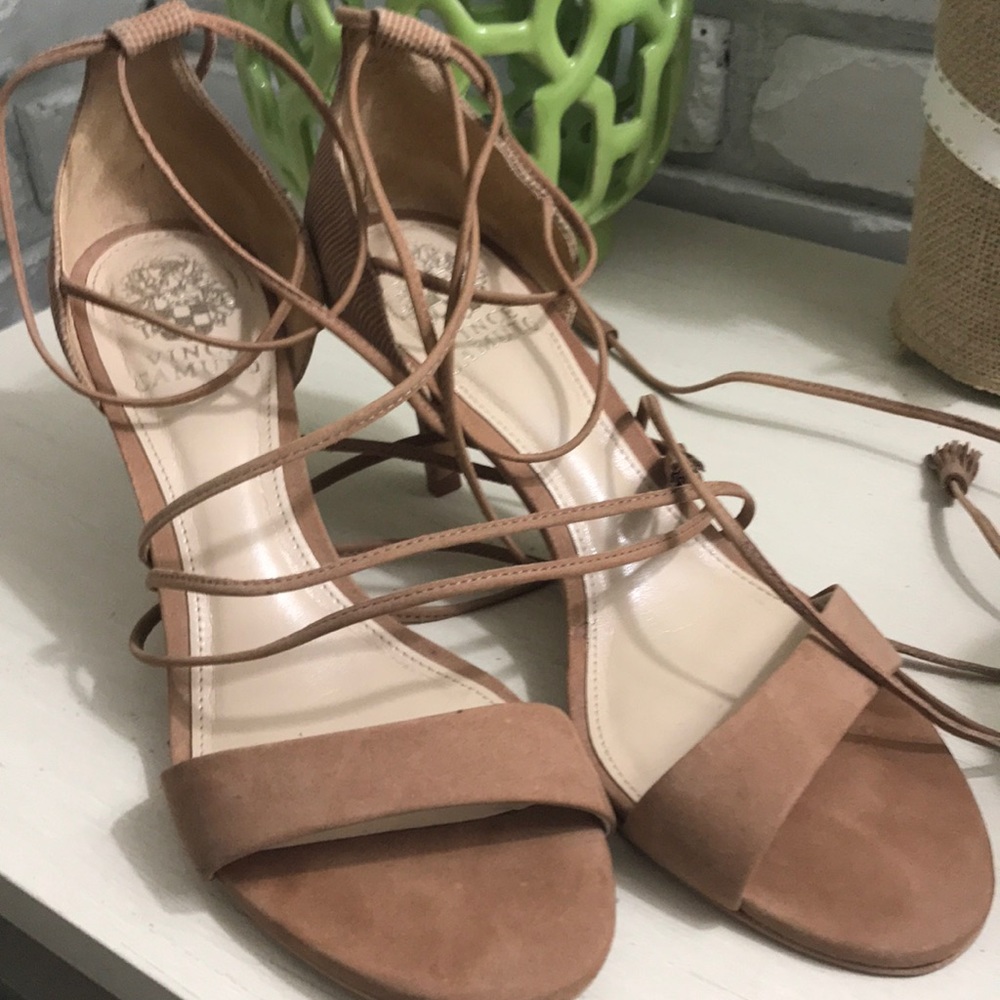 Vince Camuto Kathin strappy suede sandals